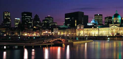 Montreal at night